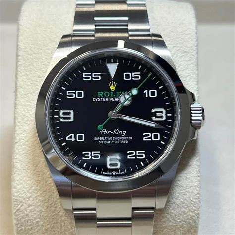 rolex air king with rubber strap|new rolex air king 2022.